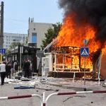 Російський дрон ударив по центру Звягеля: є жертви