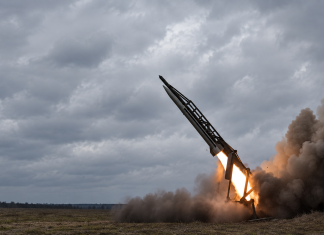 Запуск української балістичної ракети FP-7 Pelican