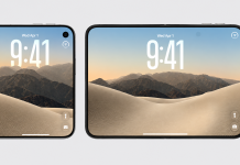 Apple has unveiled the iPhone Duo — the first foldable iPhone The iPhone Duo, folded and unfolded, with two displays