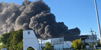 Major fire near Odesa: reports suggest «Nova Poshta» warehouses are involved» A major fire at warehouse facilities near Odesa