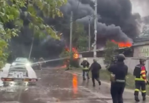 Russia has struck Sumy with KAB bombs: the number of injured has risen to seven Fire in Sumy following a Russian cruise missile strike on 23 September