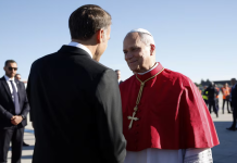 Pope Leo XIV has arrived in France on a visit to discuss peace, AI and trust Pope Leo XIV arrived at Paris-Orly Airport, where he was met by Emmanuel Macron