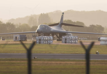 A major incident has been reported near RAF Fairford airbase in Britain RAF Fairford Air Base