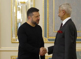 РФ атакувала Київ під час візиту глави МЗС Індії: Зеленський зробив заяву Зустріч Зеленського з міністром закордонних справ Індії