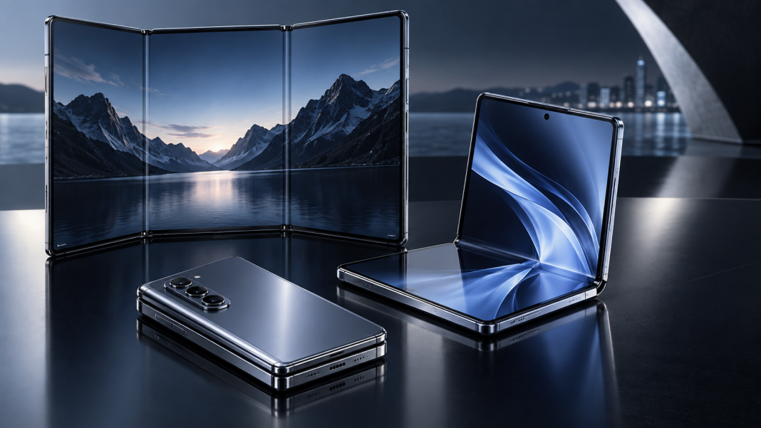 Foldable phones The Huawei Mate XT2 and Xiaomi 18 Fold — the new foldable smartphones of 2026