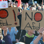 Protests took place in Germany following the AfD’s victory in Saxony-Anhalt