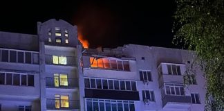 A «Shahed» drone struck a house in Boryspil: a fire broke out Fire in a high-rise block in Boryspil after a jet-powered drone struck the building