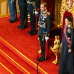 King Haakon VIII took the oath of office before the Norwegian Parliament