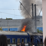 Луцьк під масованою атакою: дрон влучив у пасажирський потяг