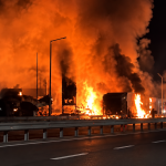 «Shahed» struck a petrol station near Yagodyn on the border with Poland