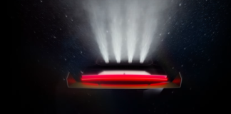 A teaser for the new Tesla Roadster ahead of its launch on 1 October