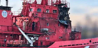 Росія вдарила по рятувальному буксиру «Сапфір» на Одещині Пошкоджений пошуково-рятувальний буксир «Сапфір» після російської атаки