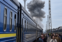 Пасажирський потяг біля кордону з Польщею під час російської дронової атаки