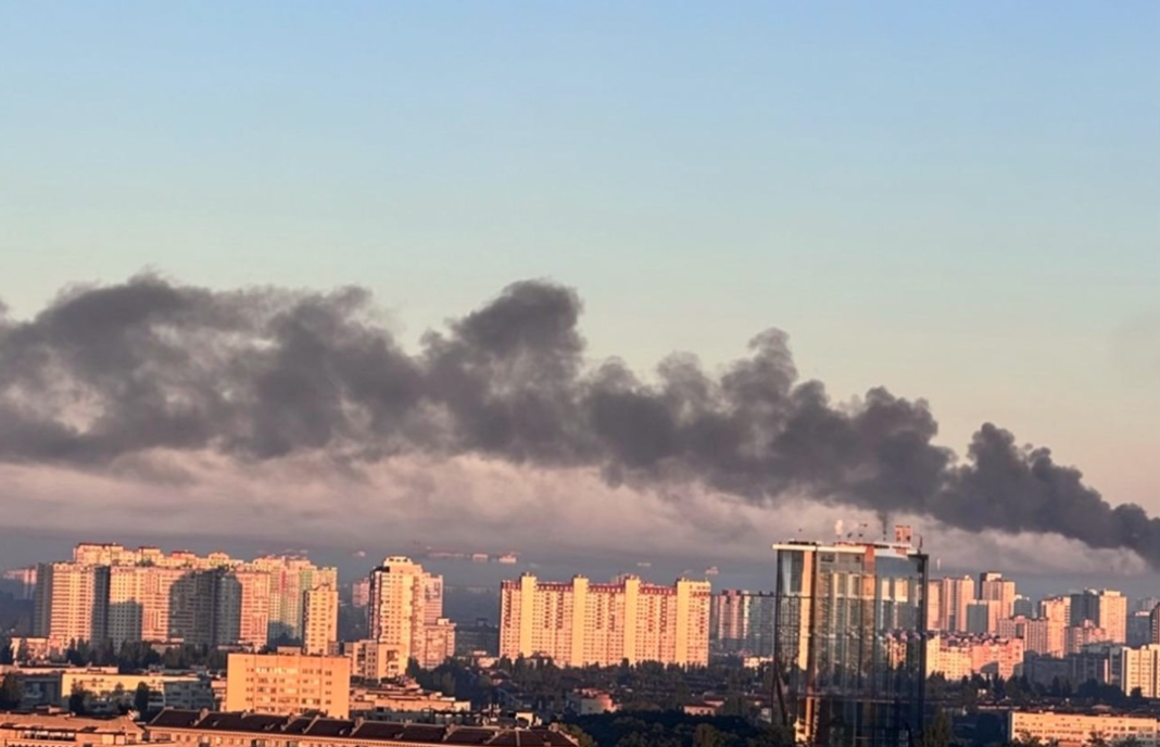 The aftermath of the Russian attack on the Kyiv region on 16 September