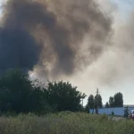 У Києві БпЛА попередньо влучив у склад FedEx