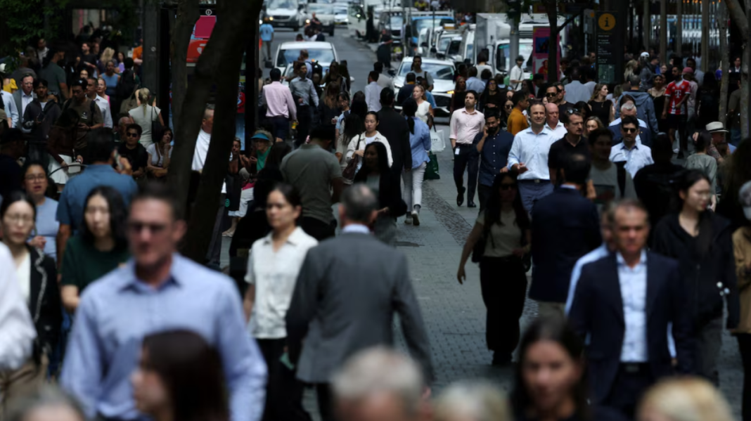 People on the streets in Australia
