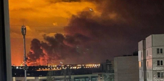 The SBU struck six Russian aircraft at the airfield in Rostov Fire following an attack on a military airfield in Rostov