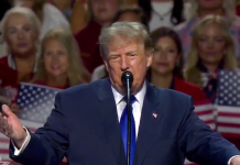 Donald Trump is speaking at the Republican National Convention in Dallas