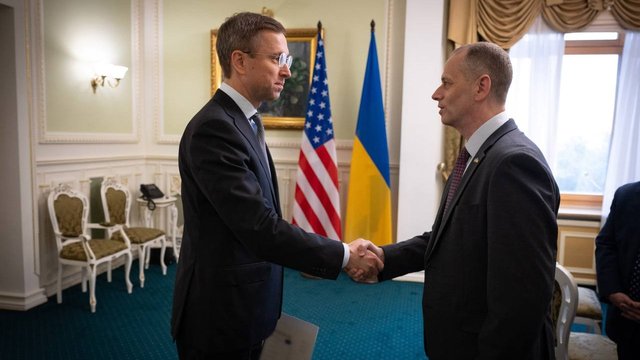 ППО, зброя та газ: що Корецький обговорив із представником США Сергій Корецький і Пол Г’юстон під час зустрічі.