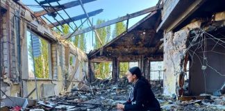 A Russian drone destroyed designer Marta Kholod’s workshop