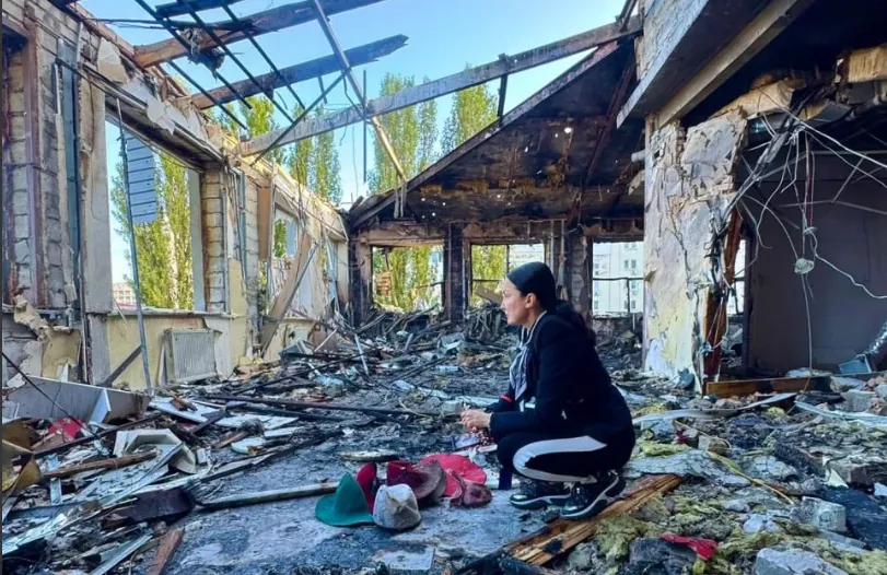 Російський дрон знищив виробництво відомої дизайнерки Марти Холод Дрон РФ знищив виробництво дизайнерки Марти Холод