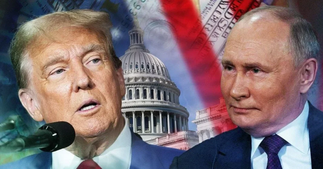 Donald Trump and Vladimir Putin