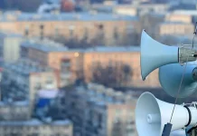 The air-raid warning system in Ukraine