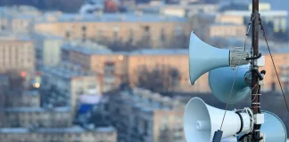 The air-raid warning system in Ukraine