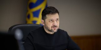 Zelenskyy has proposed a first step towards de-escalation with Russia Володимир Зеленський під час робочої зустрічі