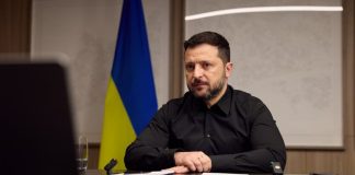 Володимир Зеленський під час вечірнього звернення про сім законопроєктів для фінансування України