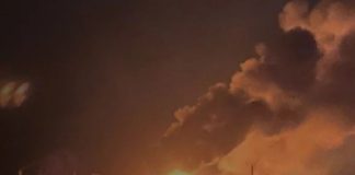 Attack on the Universal Logistic pharmaceutical warehouse in the Boryspil district