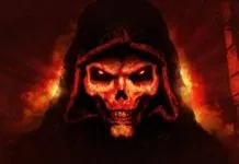 Логотип Diablo на темному тлі