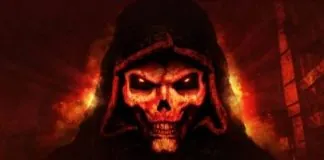 Логотип Diablo на темному тлі
