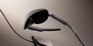 A cinema on your face: Meta has unveiled VR headsets weighing 100 grams Meta VR Glasses with an external computing unit connected by a cable.