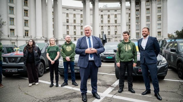 Vehicles for the Ukrainian Defence Forces Vehicles from the Ukrainian Freedom Convoys for the Ukrainian Defence Forces