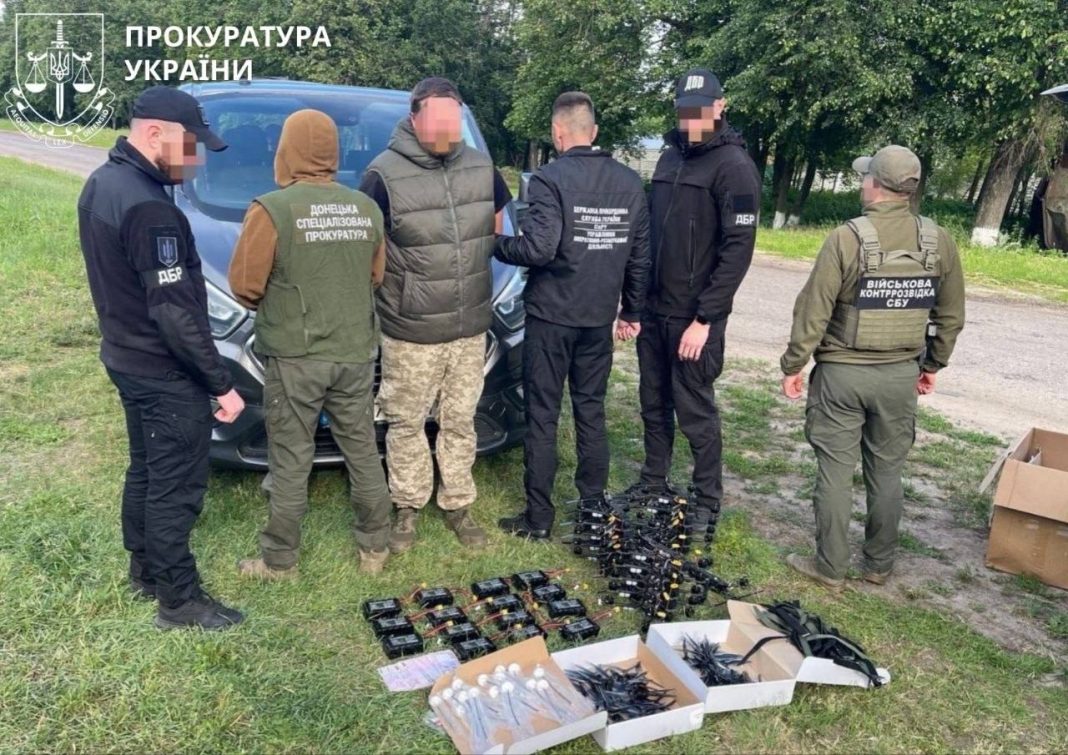 Arrest of a soldier for the theft of drones