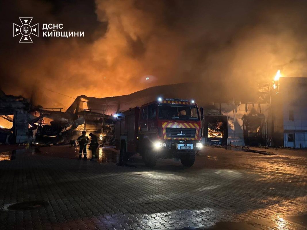 The aftermath of the attack in the Kyiv region Rescue workers are clearing up the aftermath of the Russian attack in the Kyiv region