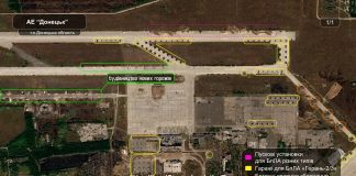 Russia is expanding the drone port at the «Donetsk» airfield» Construction work and motor vehicles at Donetsk Airport«
