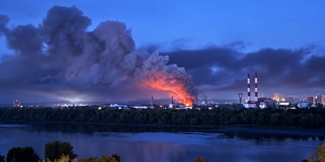 The aftermath of the night-time attack on Kyiv