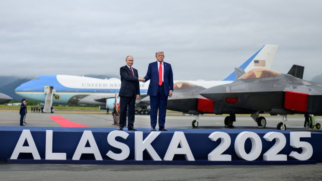 Anchorage Putin and Trump in Anchorage
