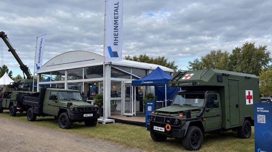 photo_17 September 2026_17:02:16 The Timber Wolf and Silver Wolf military vehicles, based on the Mercedes-Benz G-Class