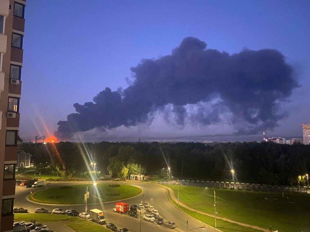 photo_22 September 2026_05:07:11 Fire following a drone attack in Samara on 22 September