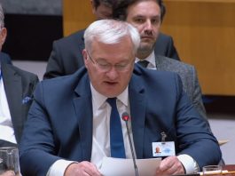 Сибіга звернувся до Лаврова через наслідки війни для Росії Андрій Сибіга виступає на засіданні Ради Безпеки ООН