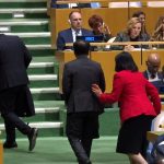 The Cuban delegation walked out of the UN chamber during Trump’s speech