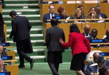 The Cuban delegation walked out of the UN chamber during Trump’s speech The Cuban delegation walked out of the UN chamber during Trump’s speech