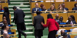 The Cuban delegation walked out of the UN chamber during Trump’s speech