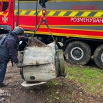 In Kyiv, following a night-time attack, bomb disposal experts recovered the remains of an «Iskander-M» missile»