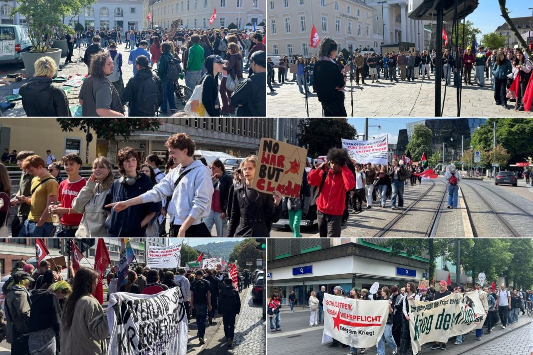 100 protests against conscription have been announced in Germany «No to conscription»: German schoolchildren have organised around 100 protests