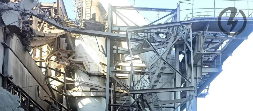 photo_30 September 2026_13:32:44 Damage to the Trypillia Thermal Power Station following the Russian attack