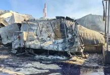 Росія зруйнувала склад іграшок KIDDISVIT у Києві Зруйнований російською атакою склад KIDDISVIT у Києві